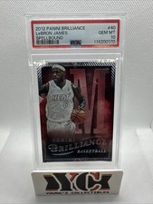 2012-13 Panini Brilliance Spellbound LeBron James #40 PSA 10 “M”