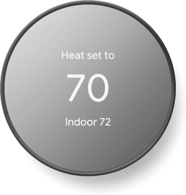 Google Nest Programmable Wifi Thermostat - Charcoal