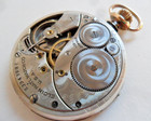 Antique Elgin 15 Jewel Grade 303 Pocket Watch Movement & Dial & Hands 4 Parts — photo 2