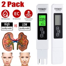TDS Meter Digital Water Quality Tester Testing Kits for Drinking Water 0-9990ppm