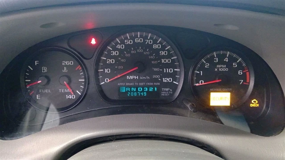 Grupo de velocímetro US Opt UH8 compatible con 02-05 MONTE CARLO 1685649 Foto 3 de 4