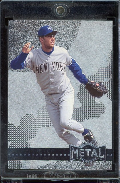 1996 Metal Universe #87 Derek Jeter Platinum