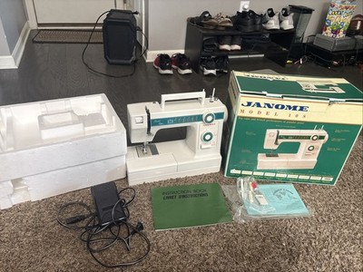 Janome Limited Edition Model 108 Sewing Machine Box Manual Pedal MINT Tested