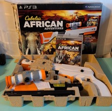 Playstation 3 Cabela's African Adventures PS3 Game Top Shot Elite Rifle Set 