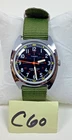 Vintage 1977 Men’s Timex Automatic Military Crosshair Mechanical Watch Serviced
