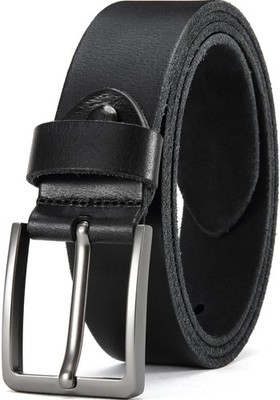 Men's Genuine Leather Casual Belt -Full Grain Leather Belt for Men- 1.5'' Handmad