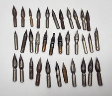 Lot of 34 Esterbrook Pen Nibs Vintage Variety Sizes