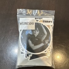 Assortment Of Wednesday Stickers From Addams Family  