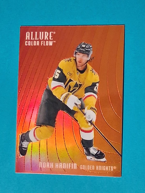 2025-26 Upper Deck Allure - Color Flow Noah Hanifin #CF-10 Red Orange