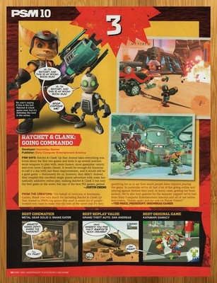 2005 Ratchet & Clank Going Commando Playstation 2 PS2 Print Ad/Poster Promo Art