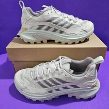 NEW Women's Size 7.5 Merrell MOAB SPEED 2 Hiking Shoes Shoes Gray Aqua J038520 