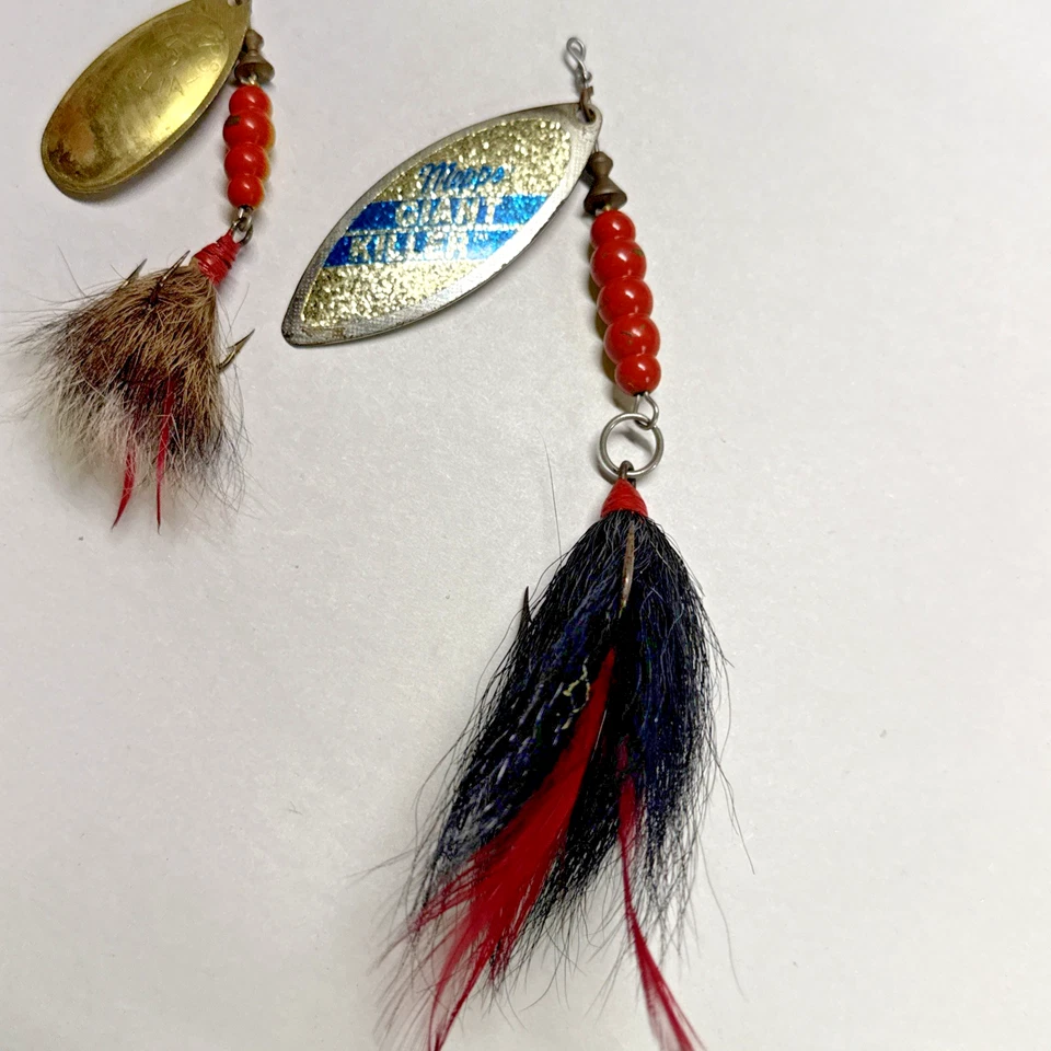 Lote de 4 Mepps Spinnerbaits de colección #1 Aglia, #2 Aglia, #5 Aglia, asesino gigante Foto 4 de 4