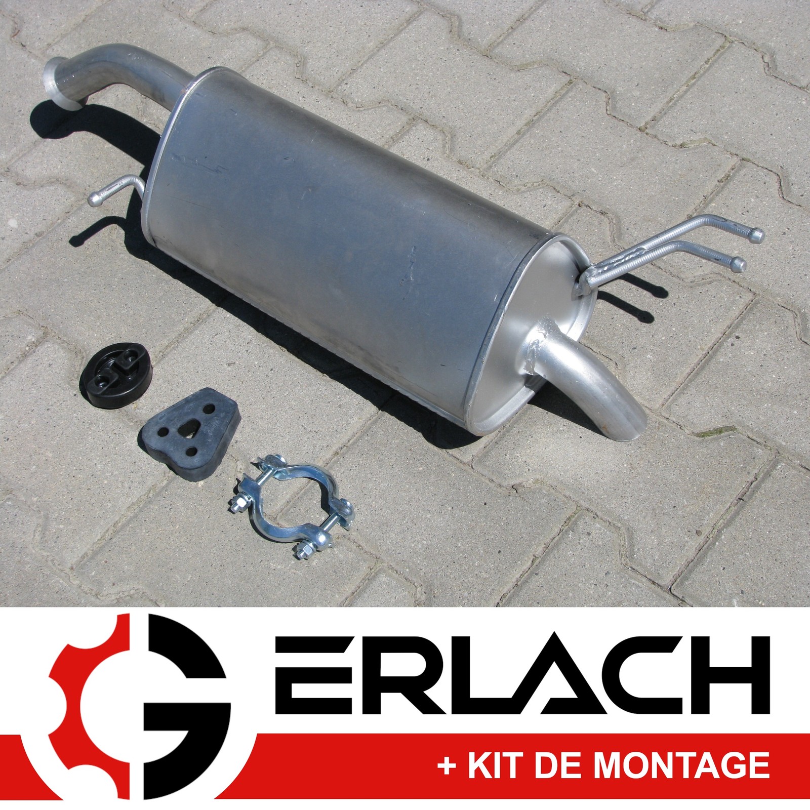 Silencieux arrière pour pot d'échappement KIA Picanto 1.0 1.1 essence 3908