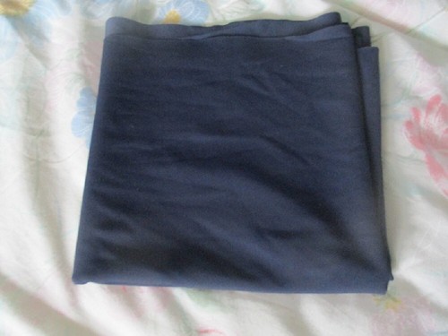 Red/Blue Cotton/Acrylic Stretch Fabric/Material-2 Pcs DIY Sewing Skirts/Tops - Picture 3 of 3