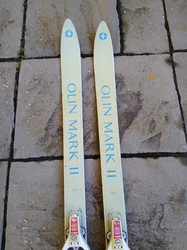 Vintage Retro Olin Mark II Downhill 'Demo' Skis 170cm For Display in Man Cave - Picture 3 of 11