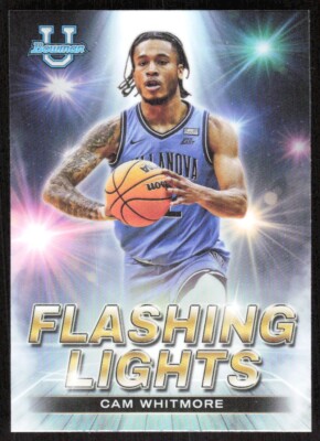 2023-24 5945E Bowman University Best Flashing Lights Cam Whitmore VILLANOVA