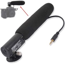 DC/DV Microphone for Nikon D850/D810/D800/D750/D7200/D5500/D5300/D3500/D3300