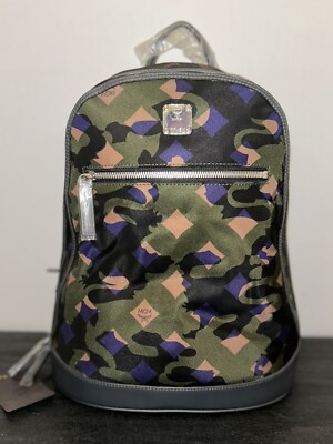 MCM Camouflage Backpack MCM x BAPE Limited Stark Visetos Camouflage Backpack NEW  main image 3