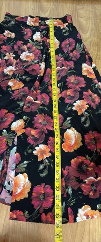 The Kooples Long Skirt Printed In Silk With Floral Motif Size 1 Lined - Picture 15 of 16
