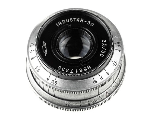 Soviet lens INDUSTAR-50 f3.5/50 mm for Zenit M39 L39 mount - Picture 3 of 10