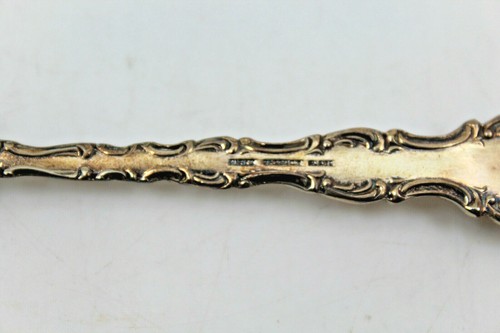 Birks Canada Pompadour Regency Plate TeaSpoon Set of 2 50 Gram Tarnished AS-IS - Picture 6 of 12