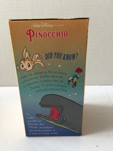 Burger King Walt Disney PINOCCHIO Collector Series Plastic Cup Glass w/Box - Picture 4 of 9