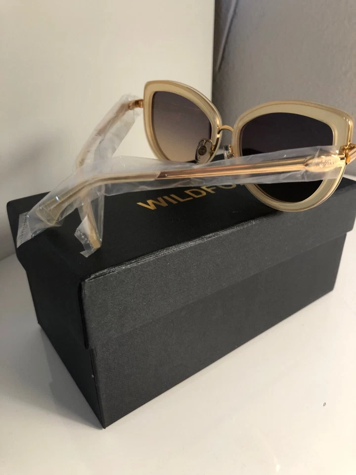 Women's Wildfox Chaton Zero Gold Collor Frame Sunglasses - Изображение 3 из 4