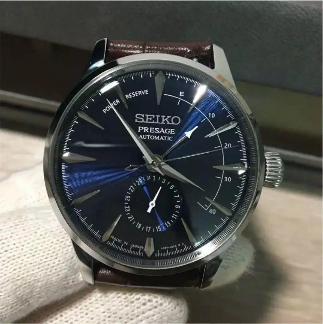 Seiko Presage 4R57-00E0 Stainless Steel Box 29 Jewels Date Automatic Mens Watch |