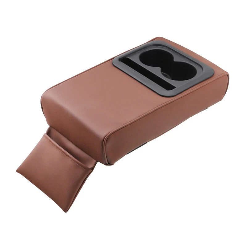 1 pieza portavasos coche reposabrazos almohadilla consola central caja de almacenamiento cuero PU cojín alfombrilla Foto 4 de 4