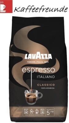 Lavazza Espresso Italiano Classico 100% Arabica Bohnen 1Kg
