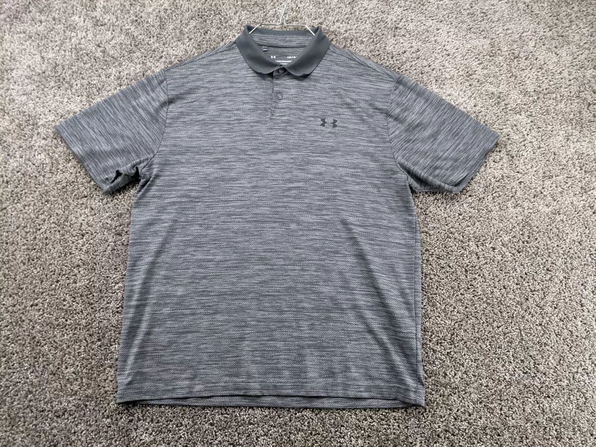 Under Armour The Performance Polo Golf Shirt Men s Large Gray