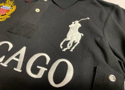 Polo Ralph Lauren Polo T-Shirt Chicago USA #3 Big Pony Luxury PRL