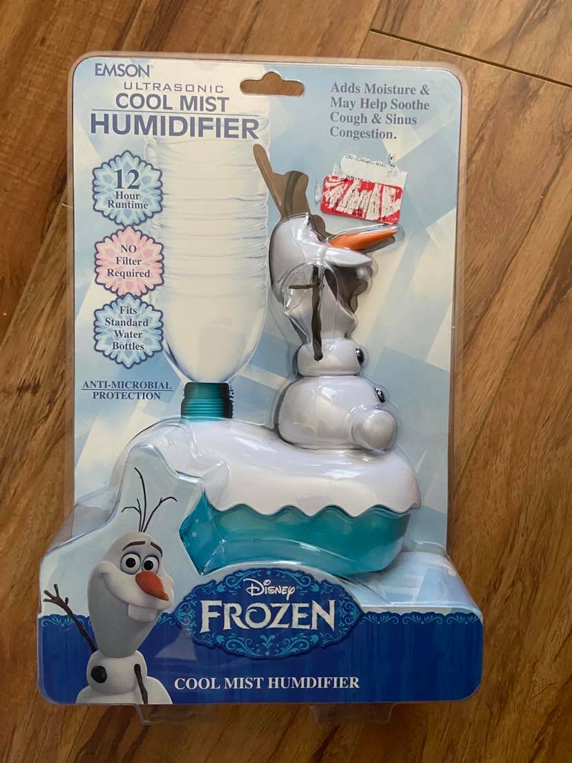 Emson Ultrasonic Cool Mist Humidifier Disney's Frozen Olaf BNIB Hot