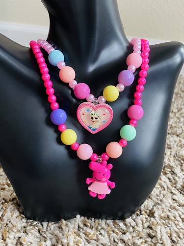 2 Adorable Necklace Sets Chunky Jewelry 