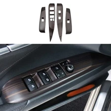 Wood Grain Door Window Switch Panel Trims Cover Fits Fits 18-23 Camry