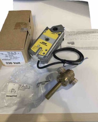 Kemper KHS VAV Plus Vollstromabsperrventil mit Federrückzug