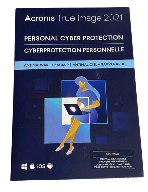 Acronis Backups&Recoveries Software in English