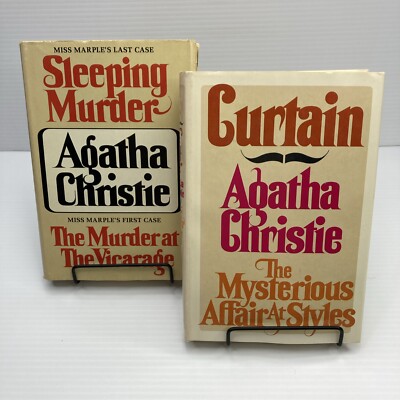 Agatha Christie Miss Marple & Hercule Poirot Hardcovers Murder Mysteries
