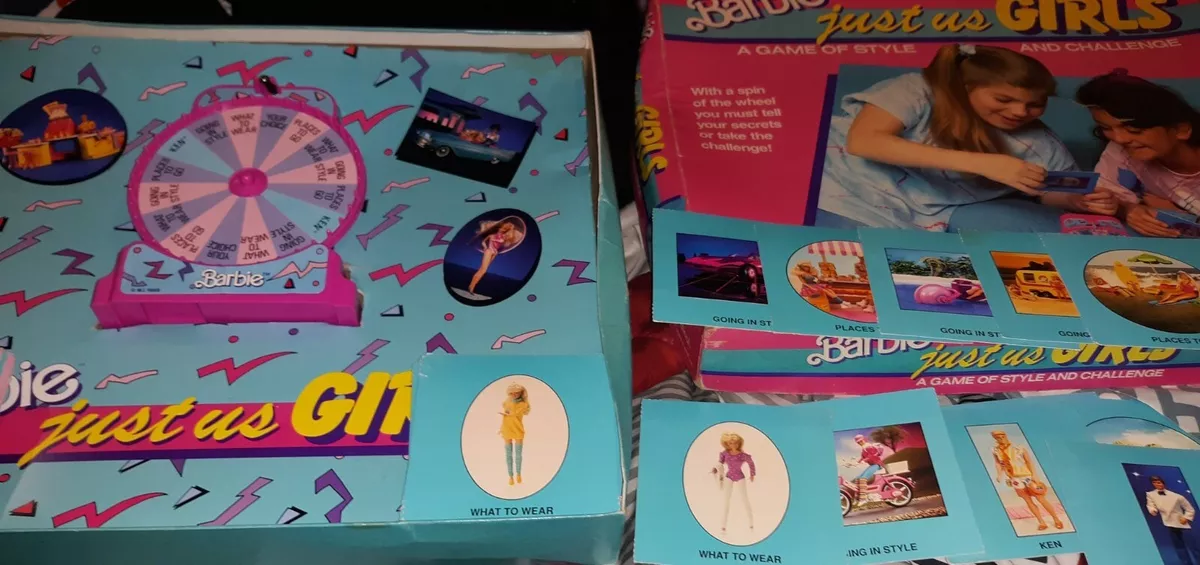 1989 Cardinal Vintage Barbie Just Us Girls Game Nice Condition eBay