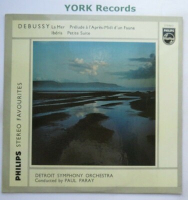 SGL 5836 - DEBUSSY - Orchestral Recital PARAY Detroit Symph Orch - Ex LP Record