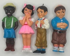 Set of 4 Little Rascals Figures King World Stymie, Alfalfa, Darla, Bucketwheat