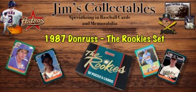 1987 Donruss  Baseball ''THE ROOKIES SET ''(Pick Choose Complete) Updated
