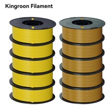 Kingroon 10KG 1,75 mm PLA PETG Matte 3D Drucker Filament Los 1KG Spule Mischen