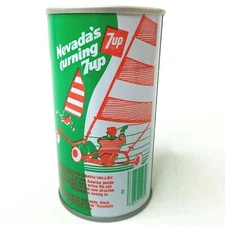 7up "America's Turning 7up" Soda Pop Can - Vintage 1979 - Nevada