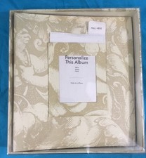 NIB 11"X 10" Photo Album 16 Ivory Magnetic Pages 3 Ring Bound Negative Storage
