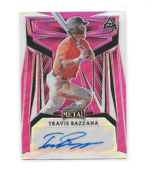 Travis Bazzana RC 2023 Leaf Metal Auto 6/7 | eBay