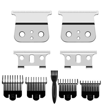 	2-Pack Andis T Outliner Replacement Blades Silver Steel T Blade	