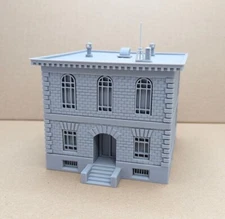 HO Scale Police Station Building 3d Printed Model Kit