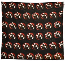 Bandana - Anarchy - 21" x 21" - Cotton