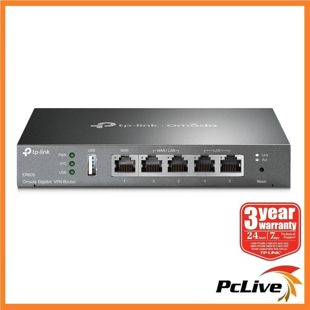 TP-Link ER605 V1.6 ルーター Omada マルチWAN VPN 新品 VPNルーター